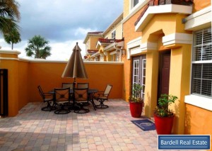 Courtyard view at Waterstone Courtyard Villas, Orlando Florida