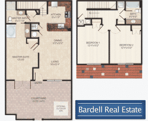 Floor Plan for Marbella 3 at Waterstone Courtyard Villas