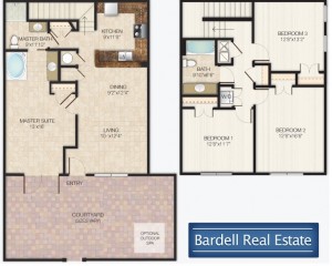 Floor Plan for Marbella 4 at Waterstone Courtyard Villas