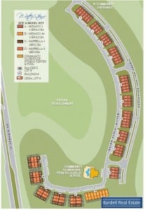 Waterstone Villas Site Map, Davenport Florida