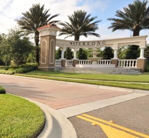 Watersong Resort, Davenport Florida Entrance