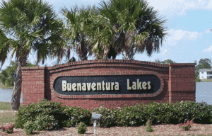 Buenaventura Lakes entrance, Kissimmee Florida