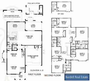 Bellair Floor Plan at Watersong Resort