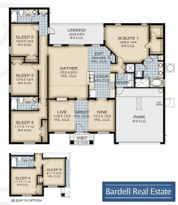 Cape Coral Floor Plan Watersong Resort