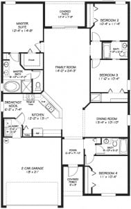 Normandy Floor Plan at Providence