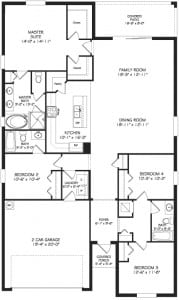 Providence Hamilton Floor Plan