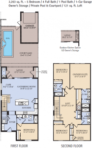 Castaway Floor Plan, Windsor at Westside