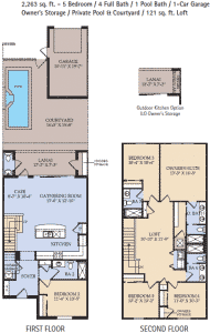 Castaway Floor Plan, Windsor at Westside