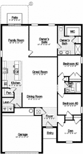 The Wellfleet Floor Plan at Country Walk Estates