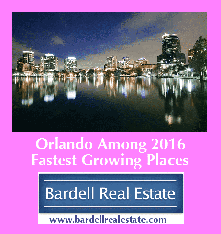 Orlando among 2016 fastest growing places