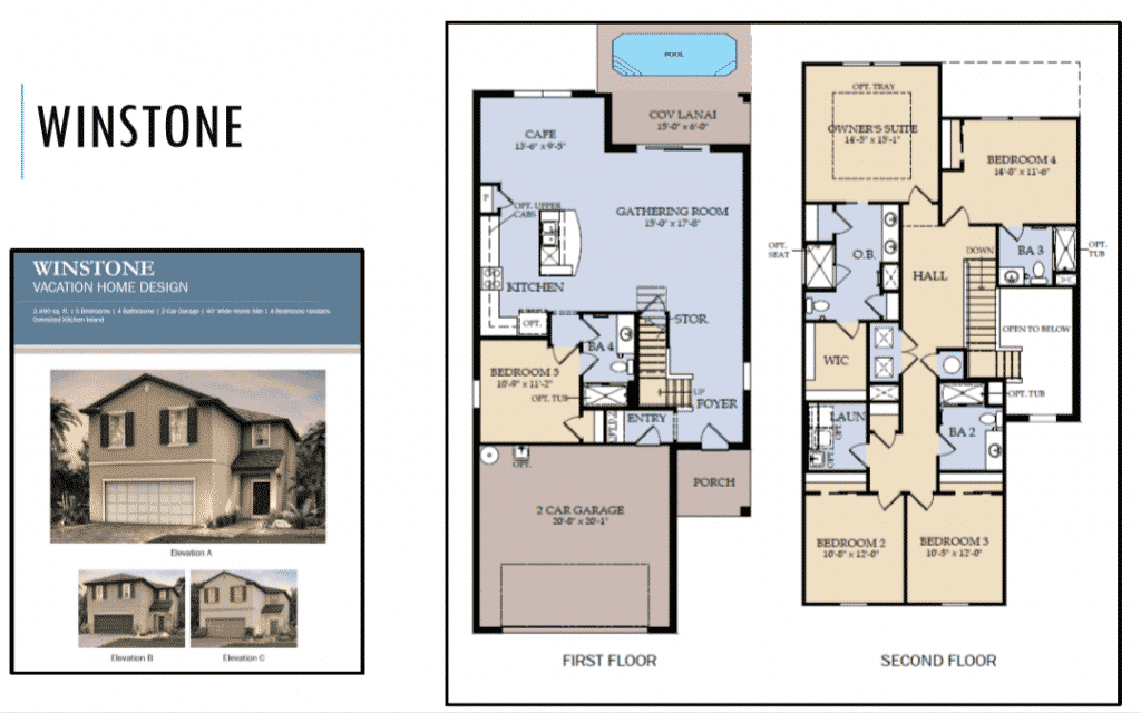 Solterra Orlando - Winstone Floor Plan