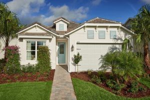 2 story home in Orlando with attached garage.