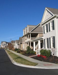 Orlando Neighborhood with sidewalks.