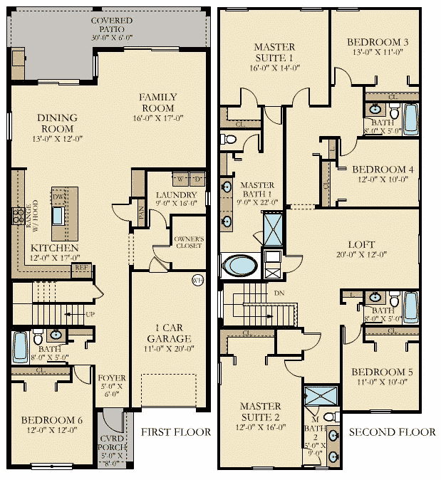 Majesty Palm Floor Plan at Storey Lake