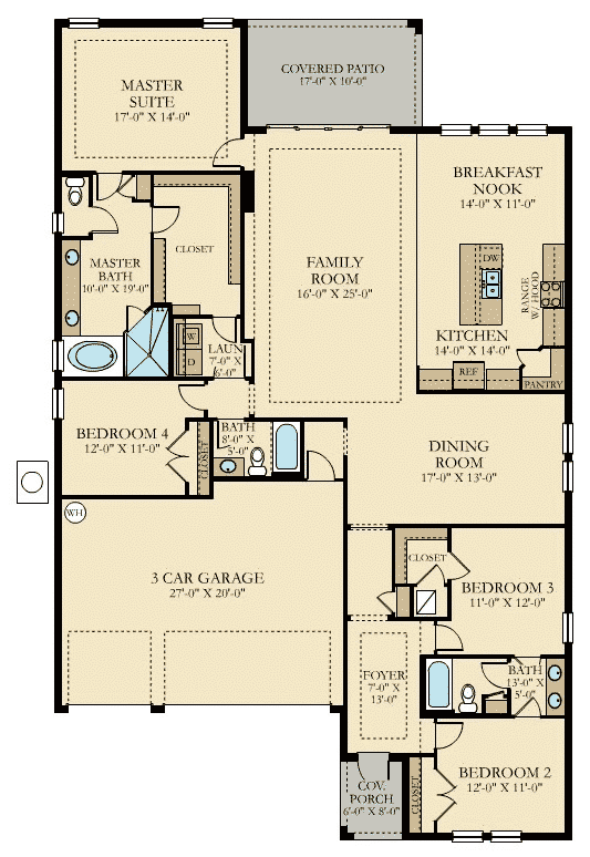 Marina Floor Plan at Storey Lake