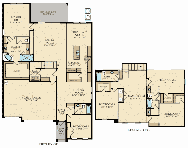 Thornebrook Floor Plan at Storey Lake