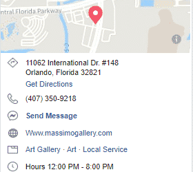 Out & About I-Drive- Massimo Art Gallery