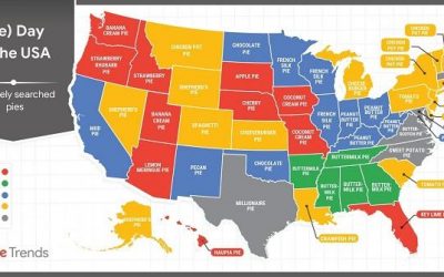 From sea to shining sea most-popular pie flavors!