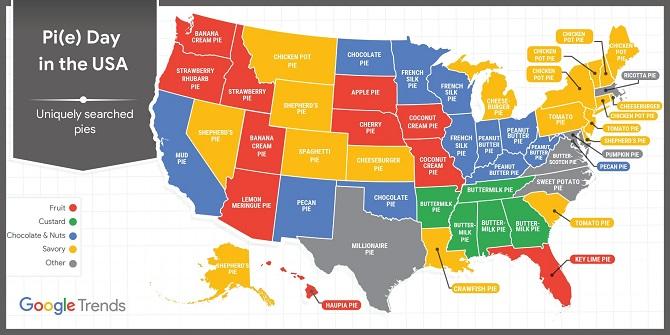 From sea to shining sea most-popular pie flavors!