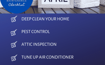 April Home Maintenance Check list