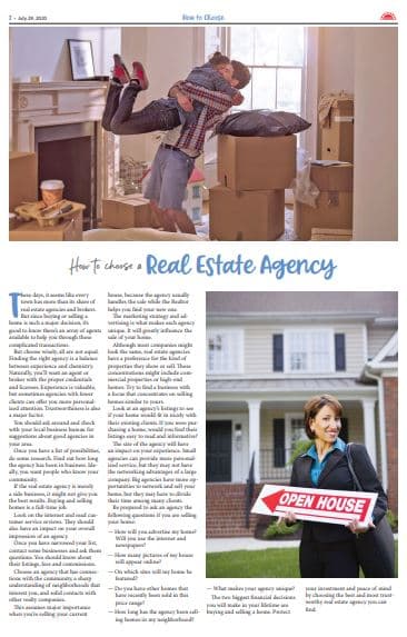 how to choose a real estate agent 2
