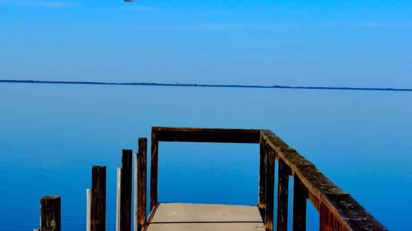 Water view from boardwalk