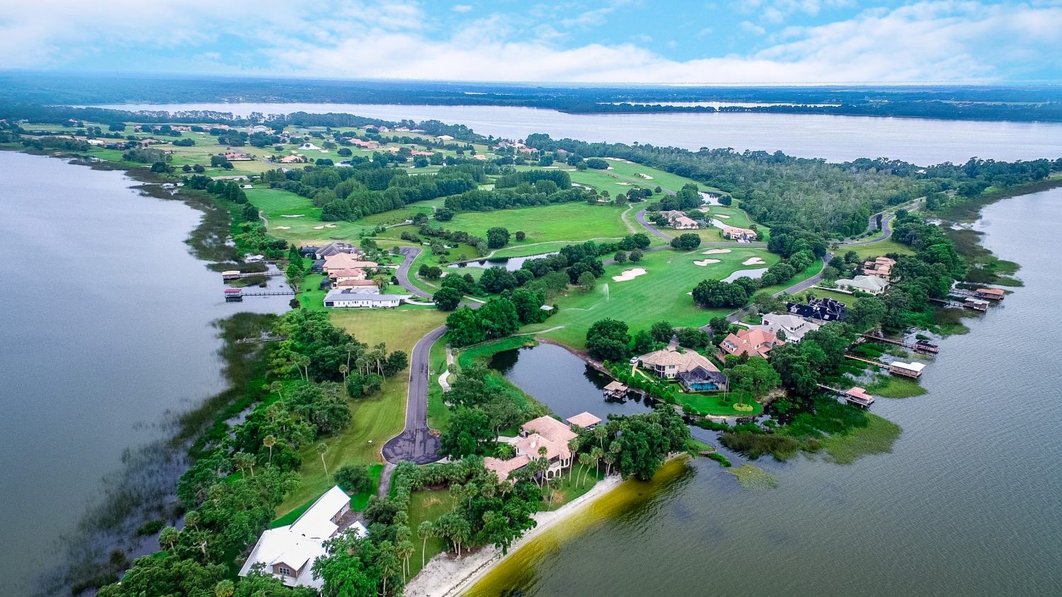 View of Deer Island Florida