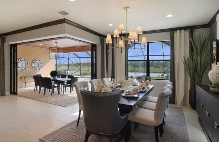 Prestige Floor Plan Del Webb's GenYou Prestige Floor plan image of a dining room