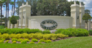 Summit Greens entrance