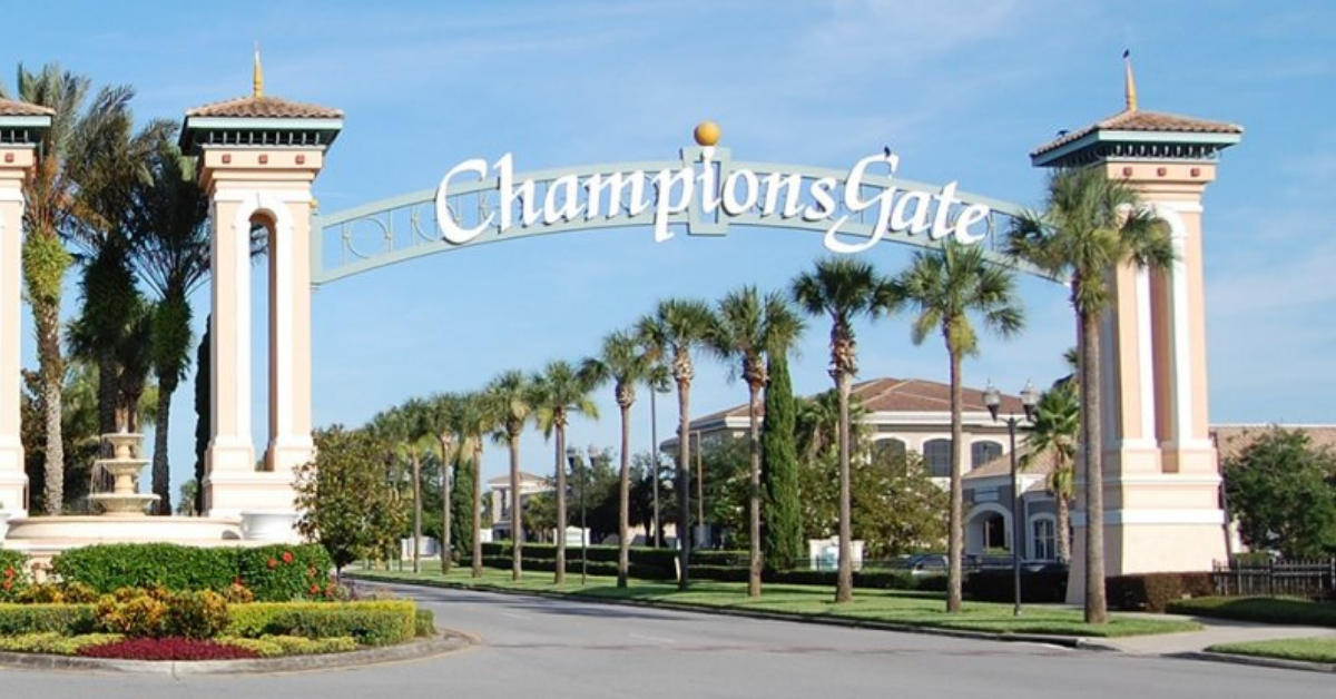 Champions gate Entrance gate