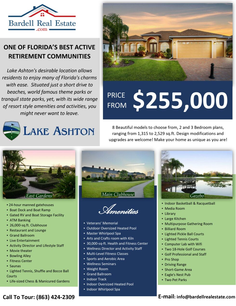 Lake Ashton 55 Plus Community RE/MAX Heritage Bardell Real Estate