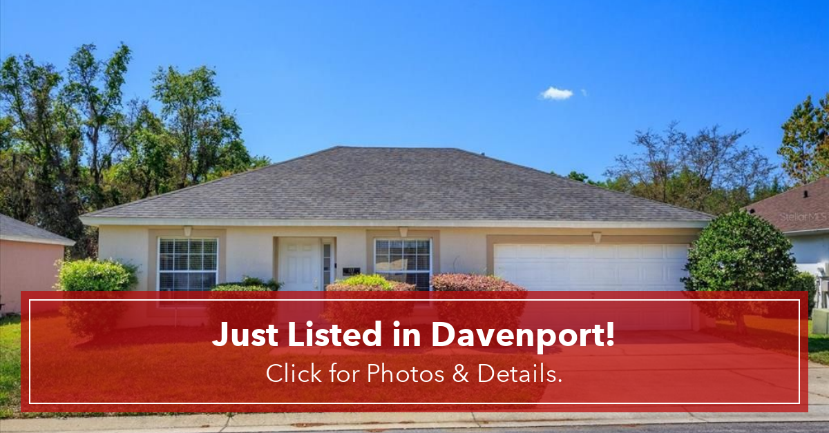 One story davenport pool home for sale