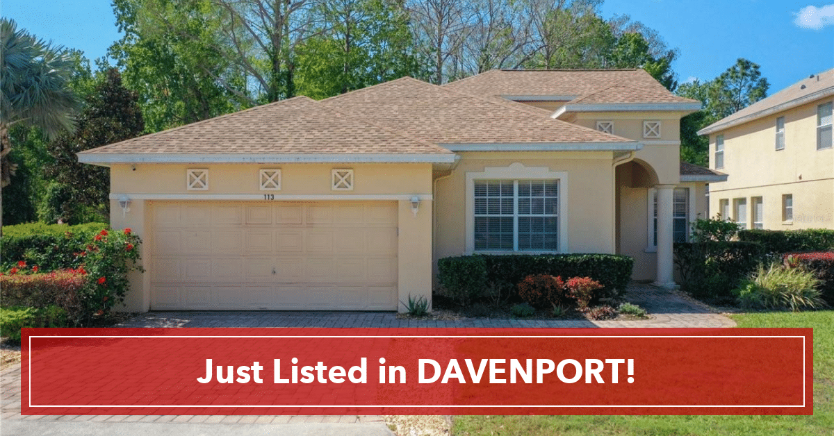 Incredible Vacation Davenport Home RE/MAX Heritage Bardell Real Estate