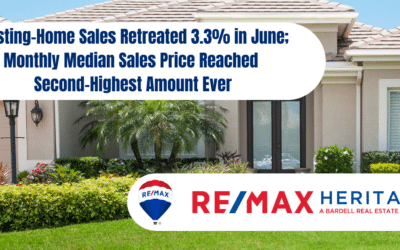 Existing-Home Sales Retreated 3.3% in June; Monthly Median Sales Price Reached Second-Highest Amount Ever