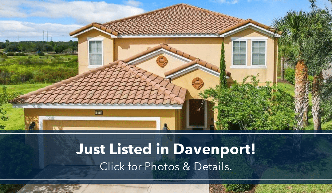 JUST LISTED 4115 OAKTREE DR, DAVENPORT