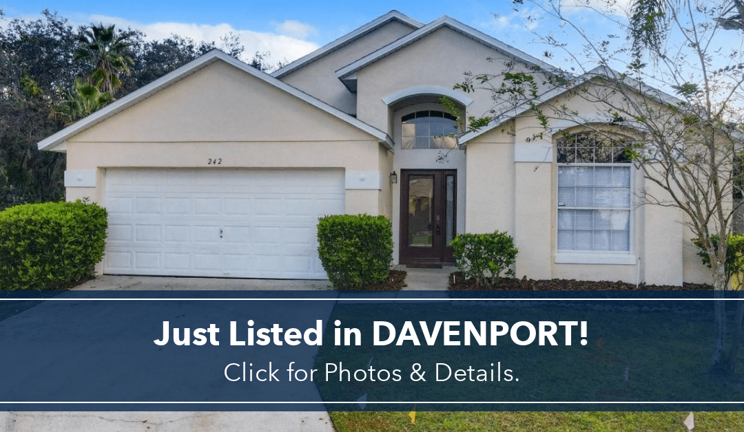 JUST LISTED 242 LAKE SHORE PWY, DAVENPORT